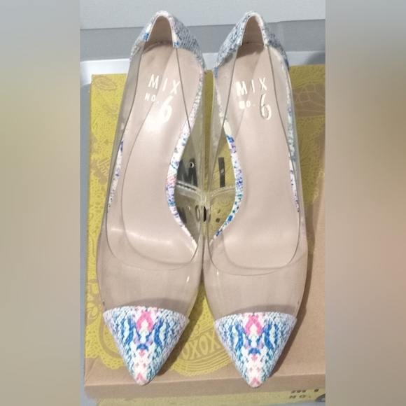 NIB Mix No. 6 Multi Color Heels - Picture 7 of 10